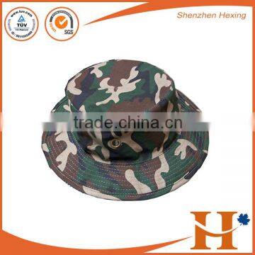Custom plain blank camo bucket hat