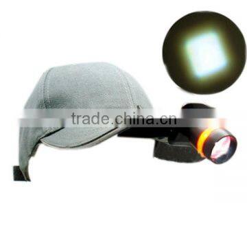 Adjustable Beam 3W Cheap LED Headlamp Headlight With Cap Clip photo-6