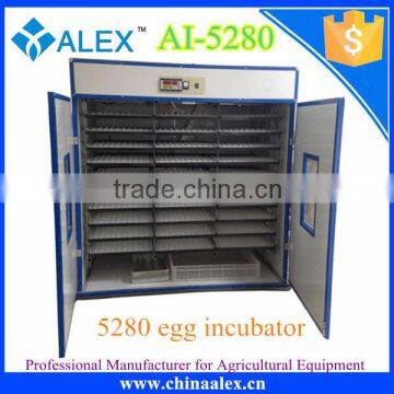 Big discount dual humidity double temperature controller industrial chicken egg encubadoras AI-5280 with CE approved