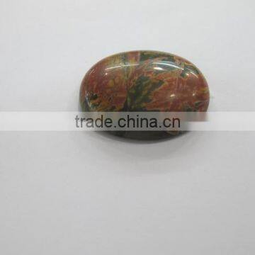 Chinese picasso jasper oval cabs-loose gemstone and semi precious stone cabochon beads for jewelry components