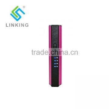 Shenzhen Factory Coloful Aluminium ABS PC Material Micro USB 2200mAH 5V Power Bank photo-5