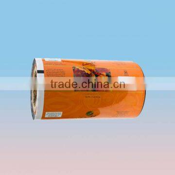 spice packaging plastic film roll with logo printing