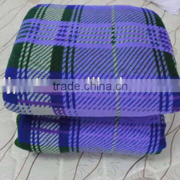 100% polyester double thickness blanket for outside