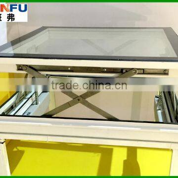 Guangzhou Windows manufacturer double electric aluminium alloy window