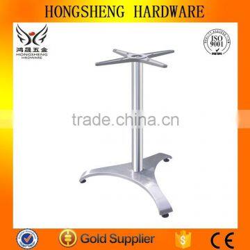 Triangle shaped cast aluminum table leg for table table base HS-A130