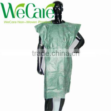 Disposable Non woven Hospital Patient Gown without sleeve