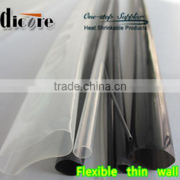 150 degree heat shrink tubing flame retardant PE Clear Black sleeves