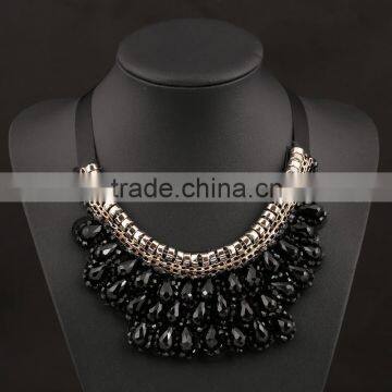 China Supplier Gemstone Jewelry Necklace Fashion Statement Necklace