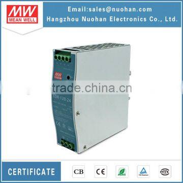 Mean Well 120W 24V UL CE CB TUV EMC ROHS Single Ouput Industrial DIN RAIL 120W 24V Slim Single Phase EDR-120-24