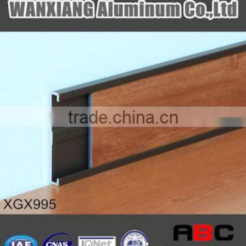 Aluminium flooring profile skirting board-XGX995