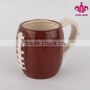 Rugby Unique Shape Ceramic Mugs for Sale Wholesale Magic Mugs photo-2