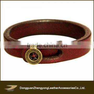 China Original Factory Wholesale Classic Style Punk Leather Bracelets