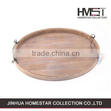 Wholesale custom design oval wooden serving tray