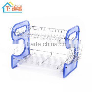 Plastic 9 Design Chrome Plated Dish Rack and Plate Shelf ,single Tray ,fine Quality ,popular Selling,competitive Price photo-2
