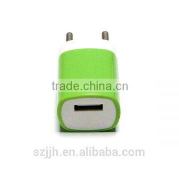 OEM LOGO PE bag factory price 5v 1A 1 USB wall charger