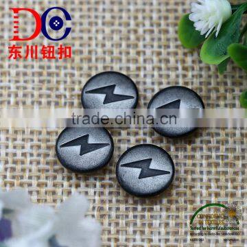 9MM Lightning Logo Metal Jeans Rivet for Leather Jacket Men photo-5