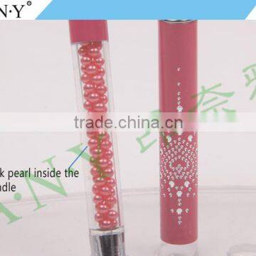 ANY Newest Pink Pearl Design Art Brush For Nail Beauty Care