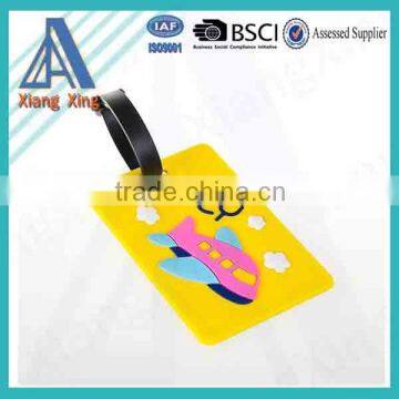 2015 Fashion Custom logo cheap sale pvc Luggage tag