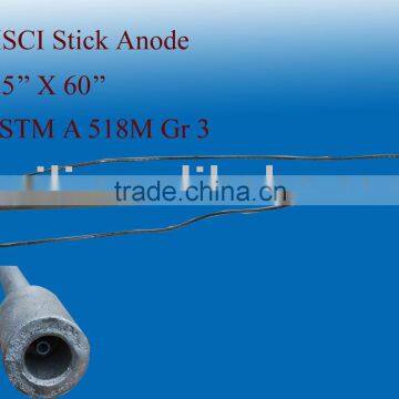 1.5''X60'' HSCI Solid Rod Stick Anode