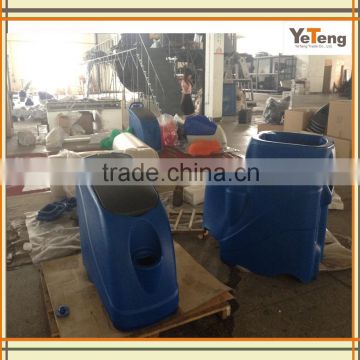 Hot sales plastic rotomolding scrubber machine aluminium mold and rotomolded cleaning machine mold