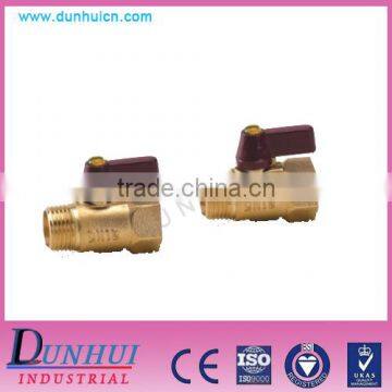 Brass female and male straight valve,ball valve