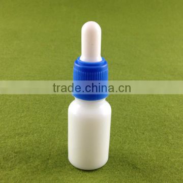 5ml white porcelain bottles wholesale with blue small tamperproof cap