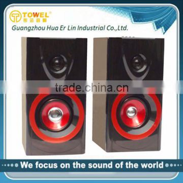 Hot Sale 2.0 Stage Speaker/Professional Stage Speaekr With Wireless Mic/Active Woofer Speaker For Projector