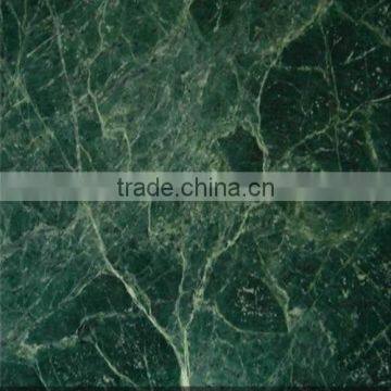 Dark green marble tiles