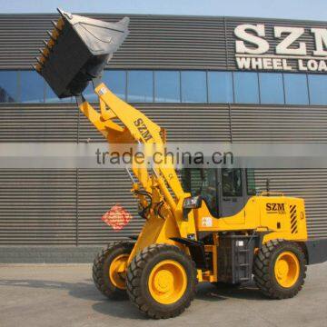 4WD 3 Ton Small Articulating Wheel Loader Compact Loaders With CE