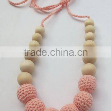 Teething Necklace, Beaded and Knotted Toy,Chomping Necklace photo-4