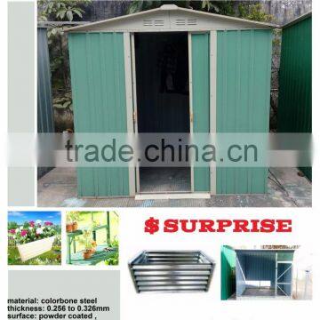 chinese factory price metal garden shed