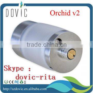 Latest huge vapor tank atomizer orchid v2 clone orchid v2 atomizer