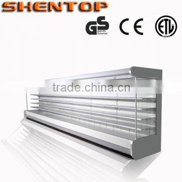 Shentop 2014 Commercial Supermarket Open Upright Display Freezer Vertical Curtain Display Type Freezer STLFG-EA