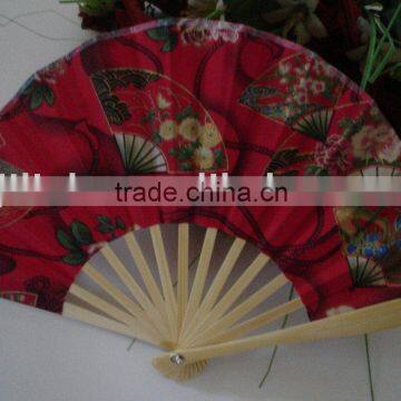 Customized bamboo gift fans