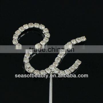 Hot Sale Crystal Letter Wedding Cake Topper