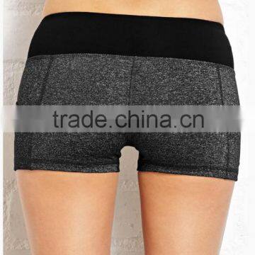 Hot Selling Top Quality Nylon and Spandex Wholesale Sports Yoga Shorts photo-4