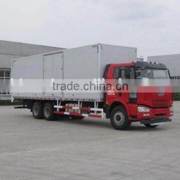 FAW J6 cab 6x4 25M3 van truck 280hp good quality