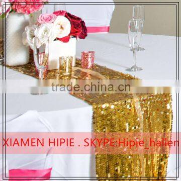 Sparkle Light Gold Sequin Table Runner for Wedding & Events photo-4