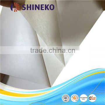 Double sided self-adhesive paper roll