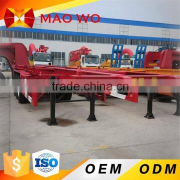 MAOWO China 40ft Container Chassis Skeleton Semi Trailer for cheap price