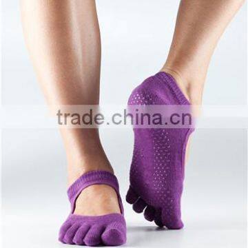 Knitting Anti-slip Five Toe Yoga Pilates Socks photo-3