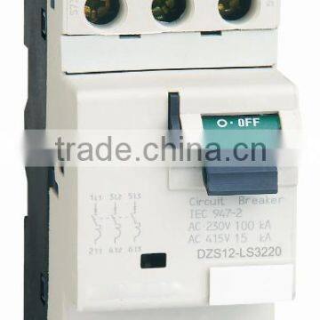 DZS12-LS32 Din Rail CE mark Motor Protective Circuit Breaker