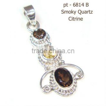 Indian Silver Jewellery, Semi Precious Stone Jewellery, Citrine Jewellery