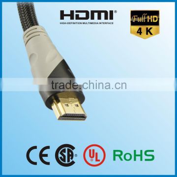 factory wholesale double ended braid ethernet hdmi cable