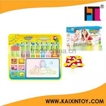 English musical learning carpet water doodle mat baby drawing toy with EN71/EN62115/AZO