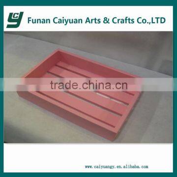 2014 high quality promotional pink balsa wood boxes