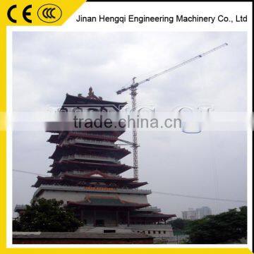 Chinese erect tower crane QTZ50, topless tower crane for construction