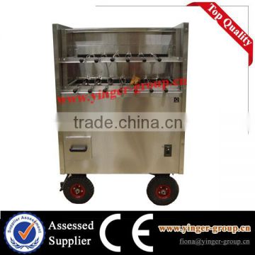 stainless steel Charcoal bbq chicken car rotisserie for sale