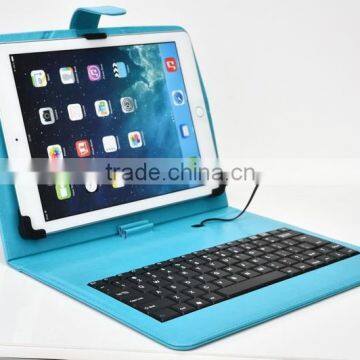 Fold Down to Take Pictures Ultra Thin and Lightweight USB Keyboard Case for 7",8",9",9.7",10" Universal Tablet Keyboard Case