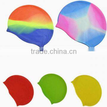 Customized antique lady silicone swimming cap